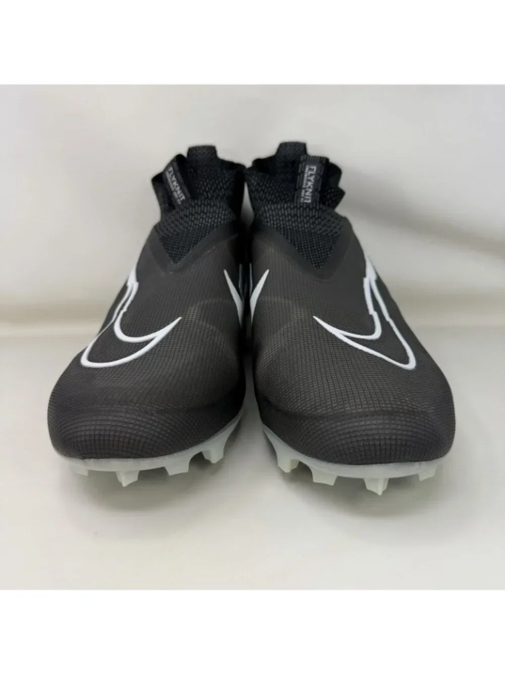 Nike Alpha Menace Elite 3 Flyknit Football Cleats Black Men's Size 16